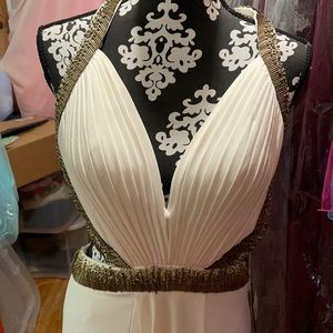 Dress by Xtreme pearl and gold
